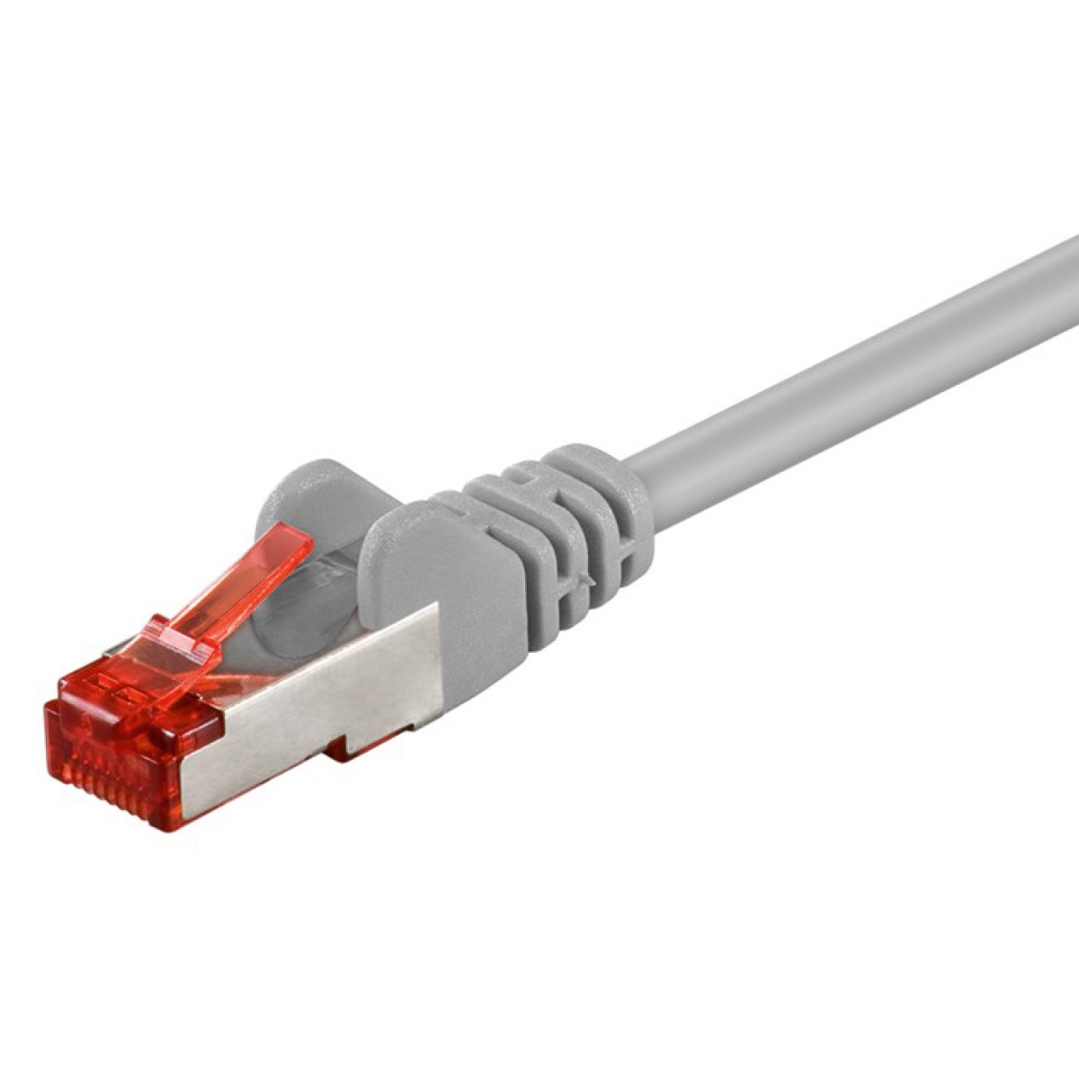 GOOBAY καλώδιο δικτύου 50886, CAT 6 S/FTP, copper, 250MHz, 1m, γκρι - Image 1