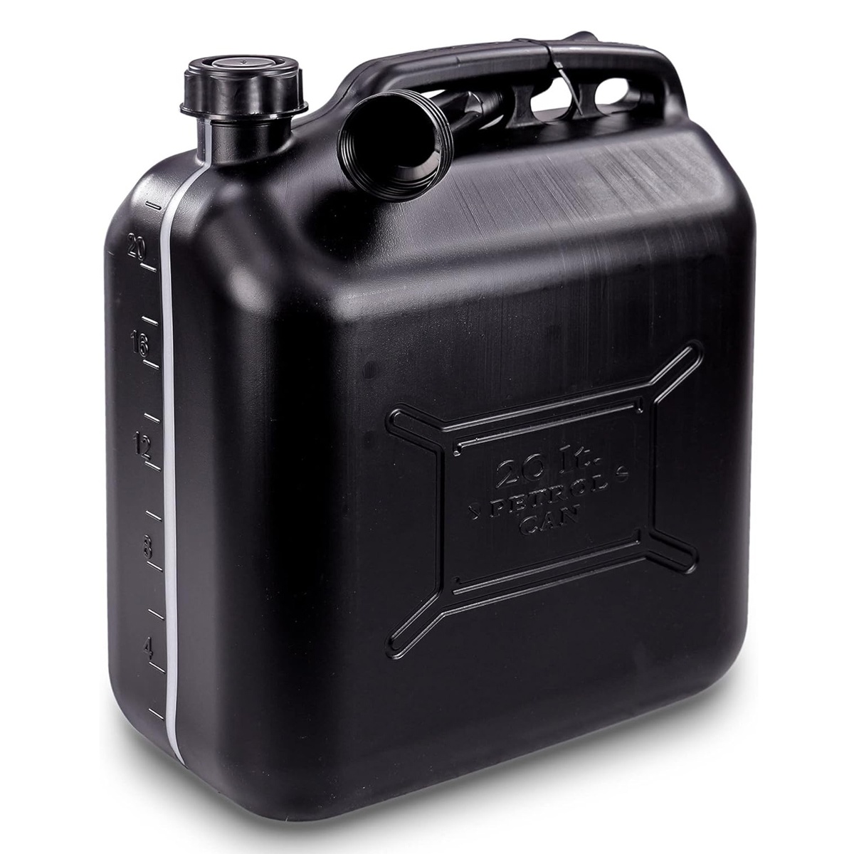 PROPLUS δοχείο καυσίμων 530047 με σπιράλ, πλαστικό, 20lt, μαύρο - Image 1