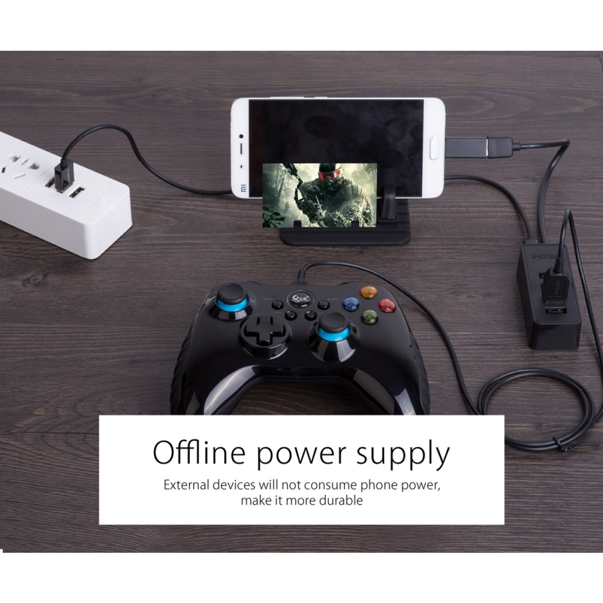 ORICO USB hub W5P-U2, 4x θυρών, USB 2.0, 480Mbps, USB σύνδεση, 1m καλώδιο, μαύρο - Image 3