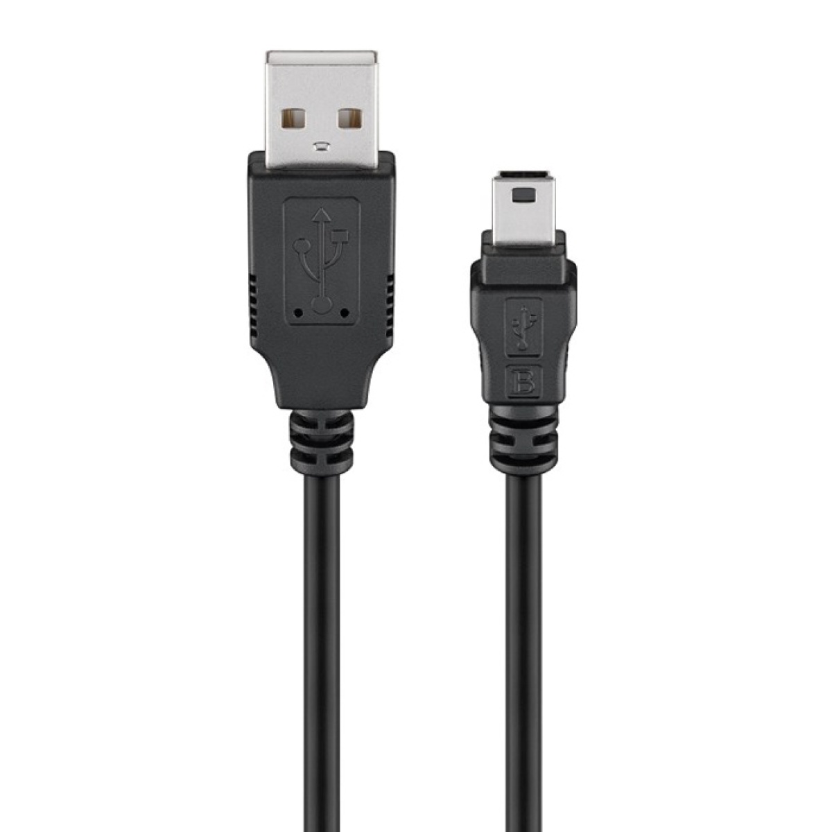GOOBAY καλώδιο USB σε USB Mini 93229, 480Mbps, 0.3m, μαύρο - Image 1