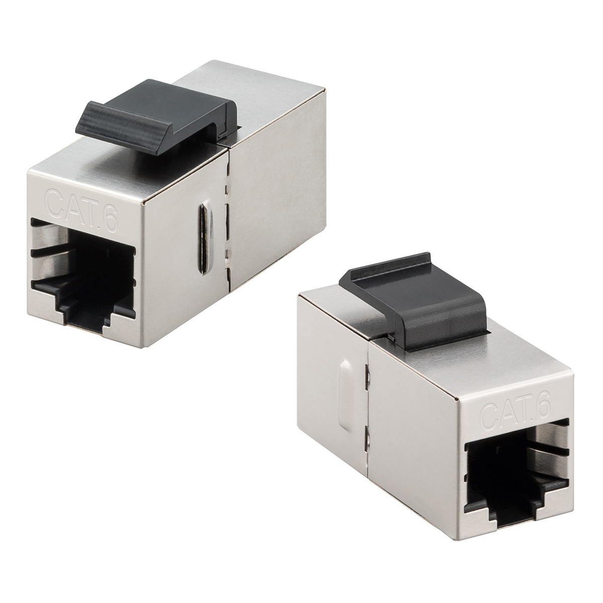 96100 GOOBAY Keystone module RJ45 96100, CAT 6 STP, ασημί - Image 1