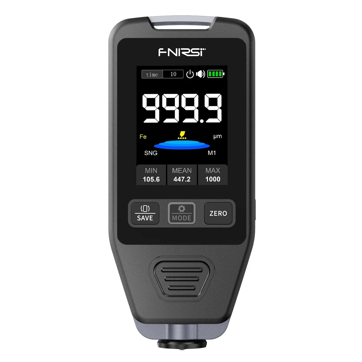 FNR-CTG-20 FNIRSI ψηφιακός μετρητής πάχους χρώματος CTG-20, 0-1400μm, επαναφορτιζόμενος - Image 1