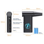 KINZIR 2 σε 1 σκουπάκι χειρός & air duster AD51, 180W, 4000mAh, μαύρο - Image 9