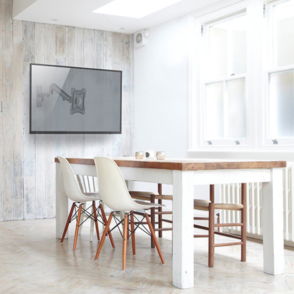 BRATECK επιτοίχια βάση τηλεόρασης LDA33-222, 23-43", έως 23kg, full motion - Image 2