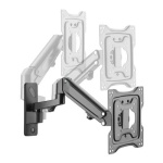 BRATECK επιτοίχια βάση τηλεόρασης LDA33-222, 23-43", έως 23kg, full motion - Image 3