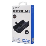 ORICO USB hub MH4PU-P με σφιγκτήρα, 4x θυρών, 5Gbps, USB σύνδεση, μαύρο - Image 6