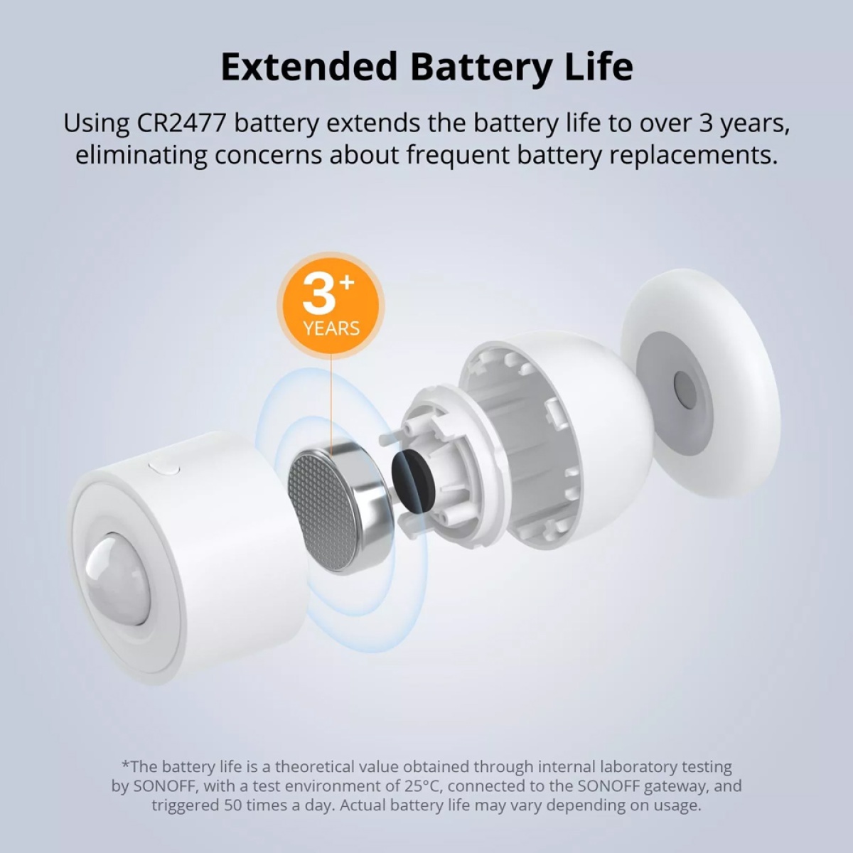 SONOFF smart ανιχνευτής κίνησης SNZB-03P, ZigBee, μπαταρίας, λευκός - Image 8