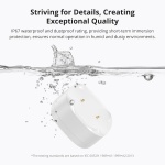 SONOFF smart ανιχνευτής πλημμύρας SNZB-05P, ZigBee, μπαταρίας, λευκός - Image 6