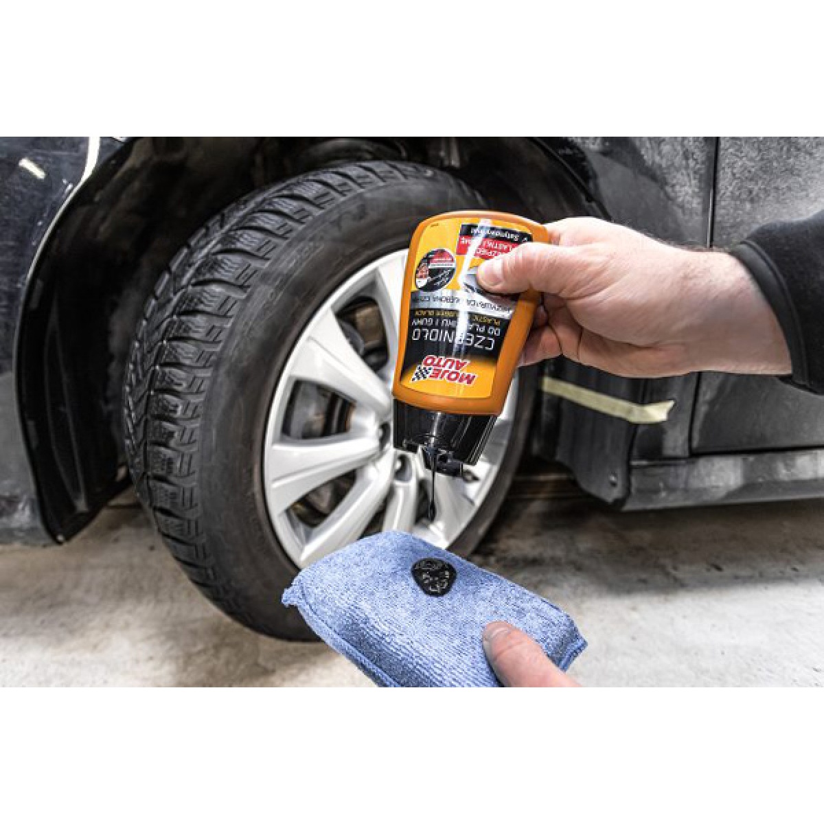 MOJE AUTO gel γυαλίσματος/προστασίας πλαστικών & ελαστικών 19-644, 250ml - Image 2