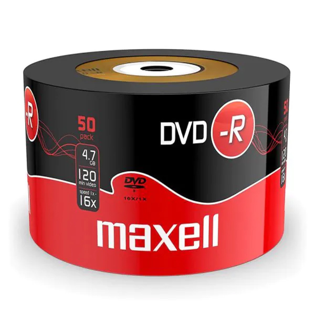 275732.40.TE MAXELL DVD-R 4.7GB/120min, 16x speed, spindle pack 50τμχ - Image 1