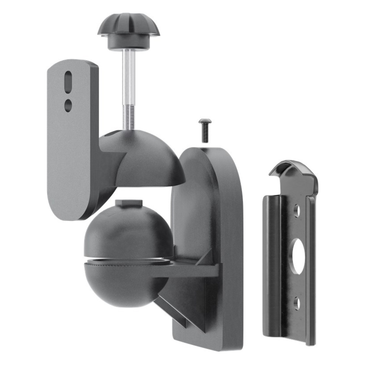 GOOBAY επιτοίχια βάση ηχείων 49393, έως 3.5kg, μαύρο - Image 4