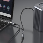 CABLETIME προέκταση καλωδίου ήχου 3.5mm CT-P11F, AUX, 1.8m, μαύρο - Image 3