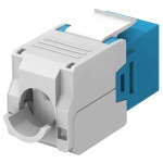 GOOBAY Keystone module RJ45 CAT 6A 90688, UTP, μπλε - Image 3