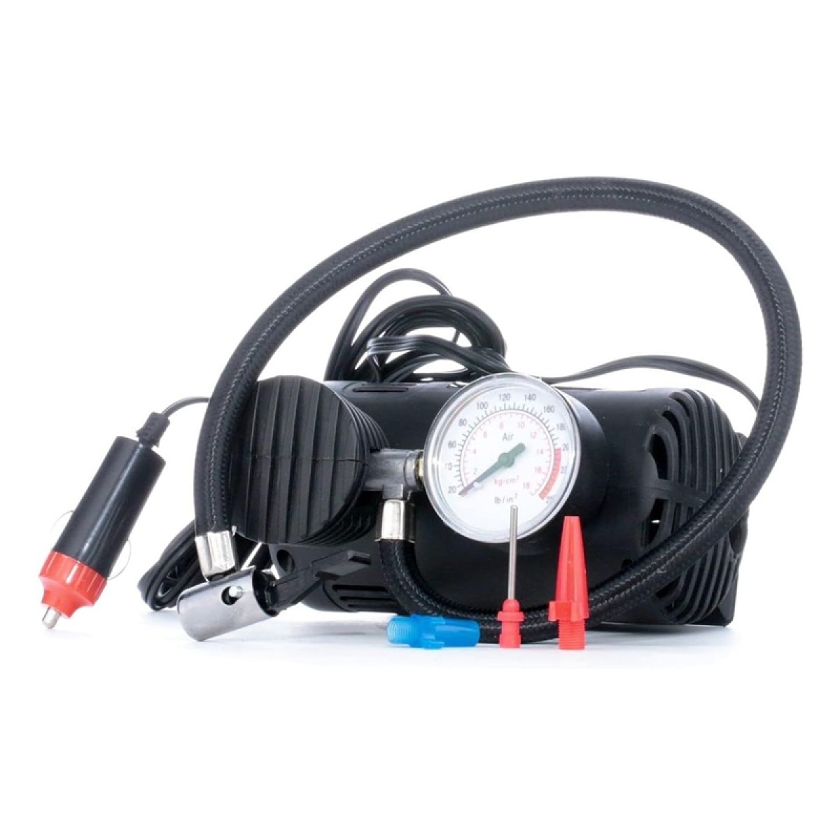 93-015 MOJE AUTO συμπιεστής αέρος αυτοκινήτου 93-015 με μανόμετρο, 12V, 250PSI - Image 1