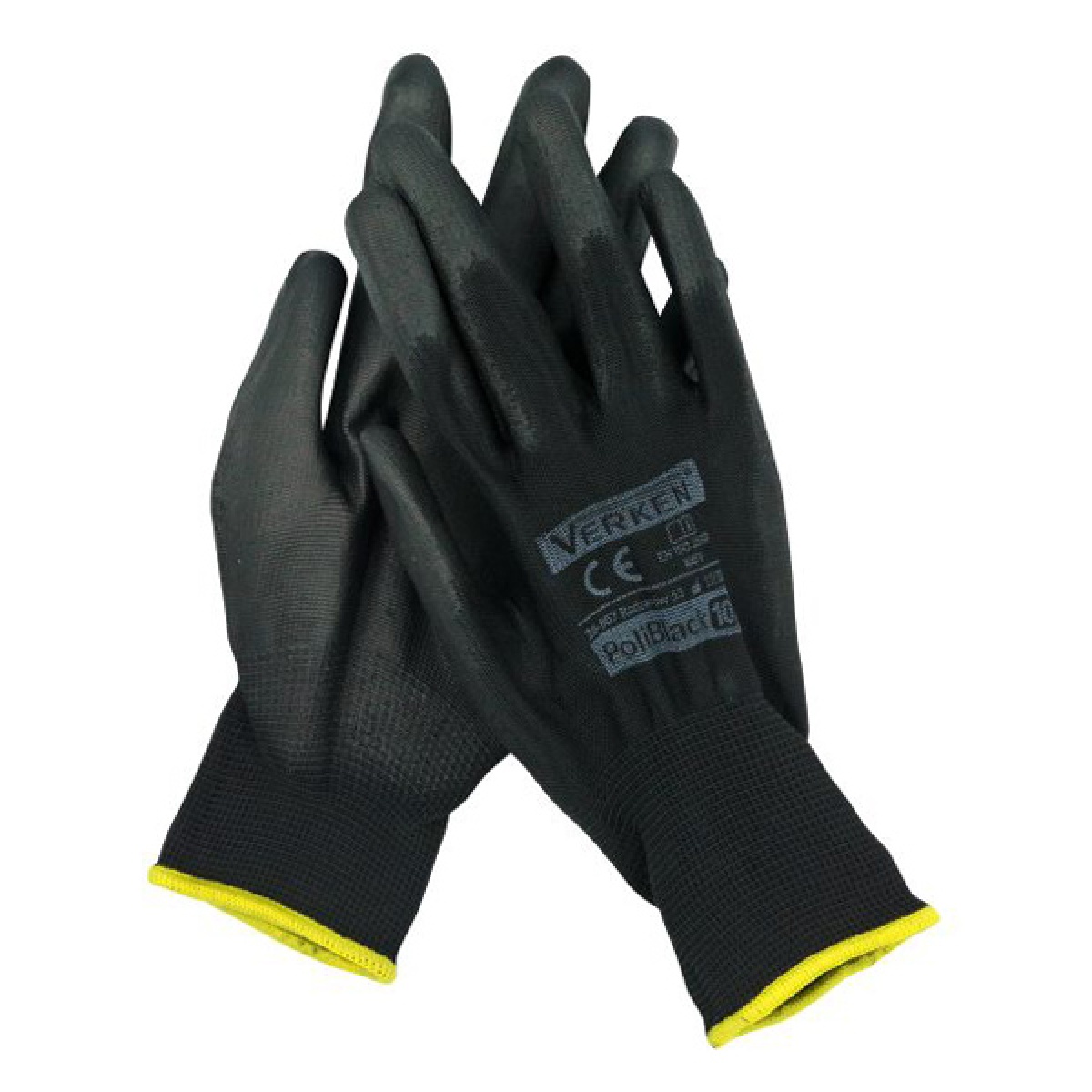 MOJE AUTO γάντια εργασίας 96-026, one size, μαύρο - Image 1