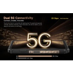 ULEFONE smartphone Armor X16 Pro, 6.56", 8/256GB, 5G, 10360mAh, IP68/IP69K/MIL-STD-810H, μαύρο - Image 5