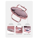 CHANTRIA γυναικεία τσάντα ώμου CB00789 για laptop 15.6", 12L, μωβ - Image 4