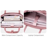 CHANTRIA γυναικεία τσάντα ώμου CB00789 για laptop 15.6", 12L, μωβ - Image 5