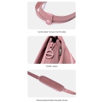 CHANTRIA γυναικεία τσάντα ώμου CB00789 για laptop 15.6", 12L, μωβ - Image 7