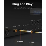 CABLETIME αντάπτορας ήχου 6.3mm σε 3.5mm CT-6M3F-AG, gold plated, γκρι - Image 2