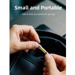 CABLETIME αντάπτορας ήχου 6.3mm σε 3.5mm CT-6M3F-AG, gold plated, γκρι - Image 3