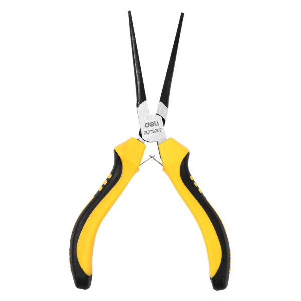 DELI μυτοτσίμπιδο ίσιο DL103202 με αντιολισθητικές λαβές, 150mm