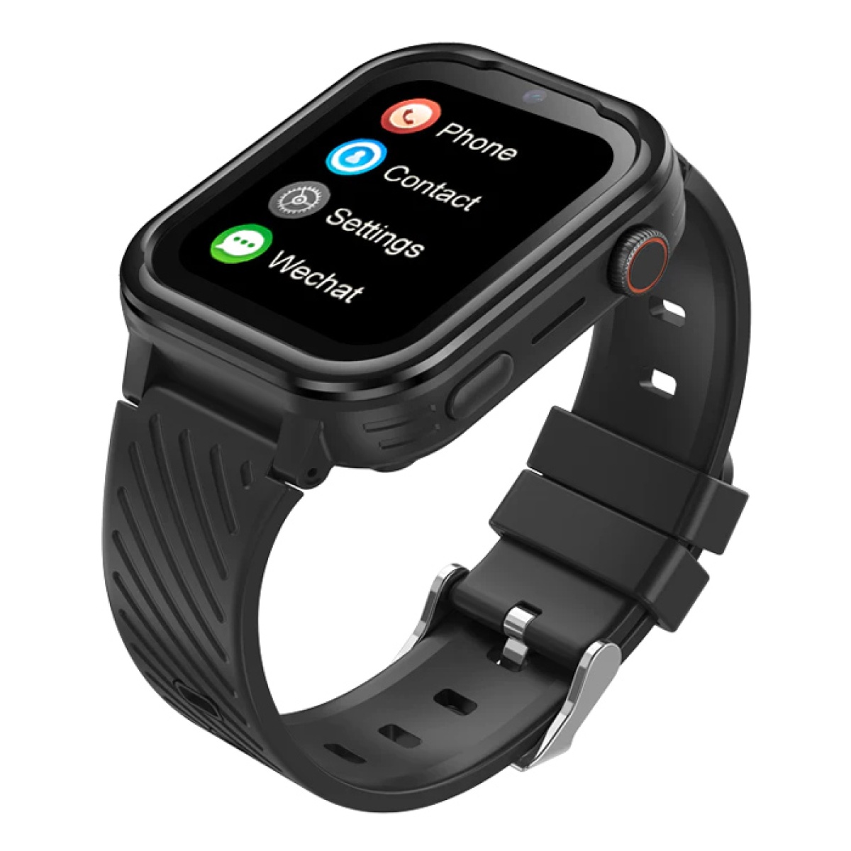 INTIME GPS smartwatch για παιδιά IT-061, 1.85", κάμερα, 4G, IPX7, μαύρο - Image 6