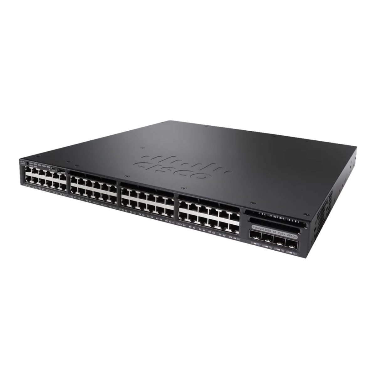 CISCO used Switch Catalyst WS-C3650-48PD-S, 48x 10/100/1000 POE+, 1x PSU - Image 1