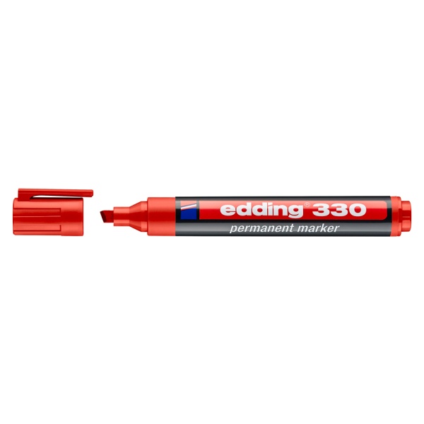 EDDING ανεξίτηλος μαρκαδόρος 330, 1-5mm, επαναγεμιζόμενος, κόκκινος
