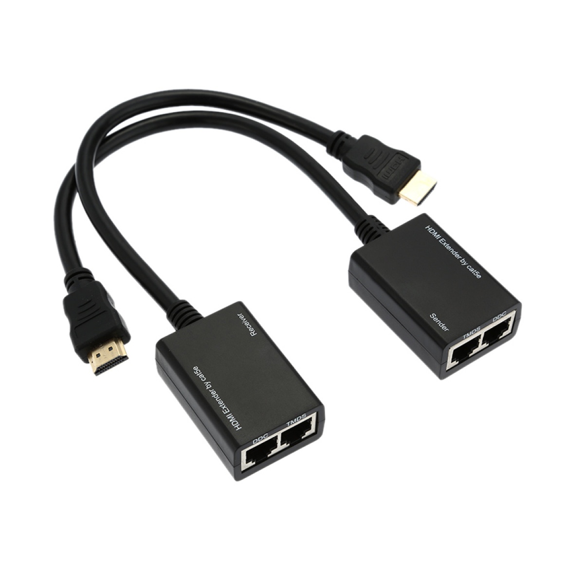 CAB-H078 POWERTECH HDMI video extender CAB-H078 μέσω καλωδίου RJ45, 1080p, 30m - Image 1