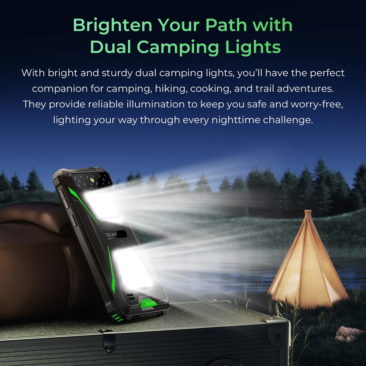 OUKITEL smartphone G5, 6", 4/128GB, 6300mAh, IP68/IP69K, μαύρο - Image 3