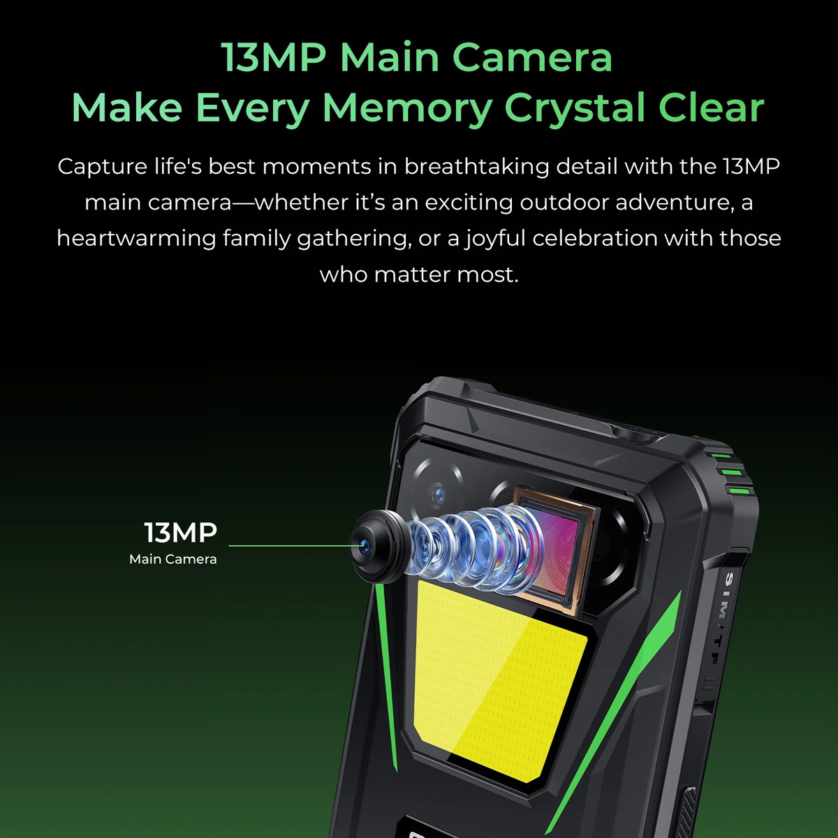 OUKITEL smartphone G5, 6", 4/128GB, 6300mAh, IP68/IP69K, μαύρο - Image 7