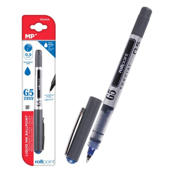 MP στυλό διαρκείας Rollpoint PE242A, καλλιγραφίας, 0.5mm, μαύρος