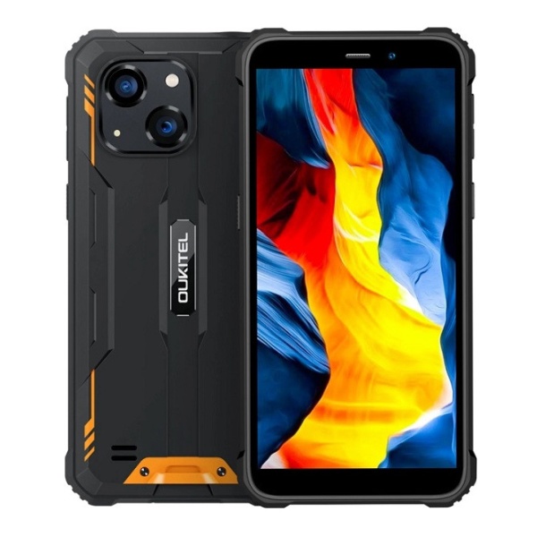 OUKITEL smartphone WP32, 6", 4/128GB, 6300mAh, IP68/IP69K, πορτοκαλί