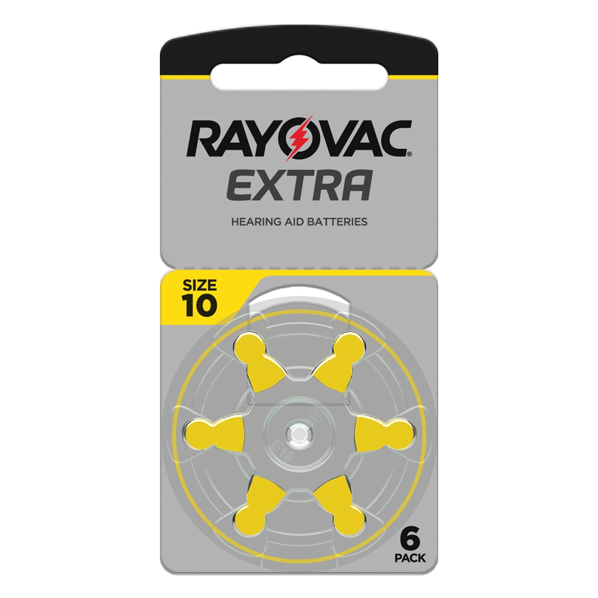 RAYOVAC μπαταρίες ακουστικών βαρηκοΐας 10MF, mercury free, 1.45V, 6τμχ - Image 1