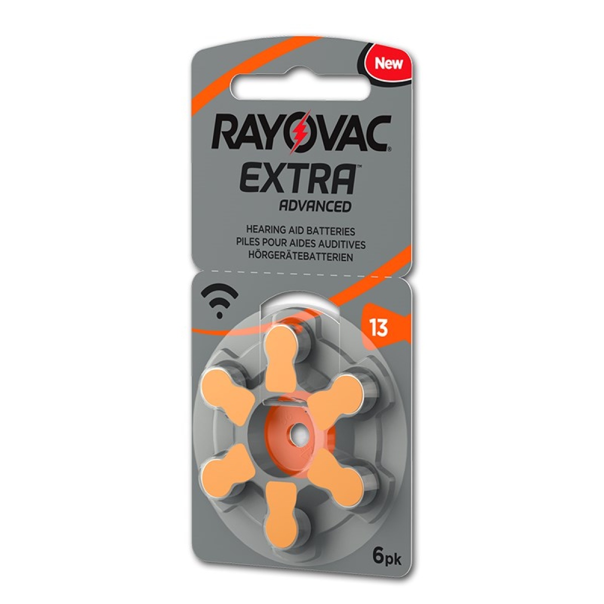 RAYOVAC μπαταρίες ακουστικών βαρηκοΐας 13MF, mercury free, 1.4V, 6τμχ - Image 1