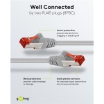 GOOBAY καλώδιο δικτύου 50892, CAT 6 S/FTP, copper, 250MHz, 15m, γκρι - Image 3