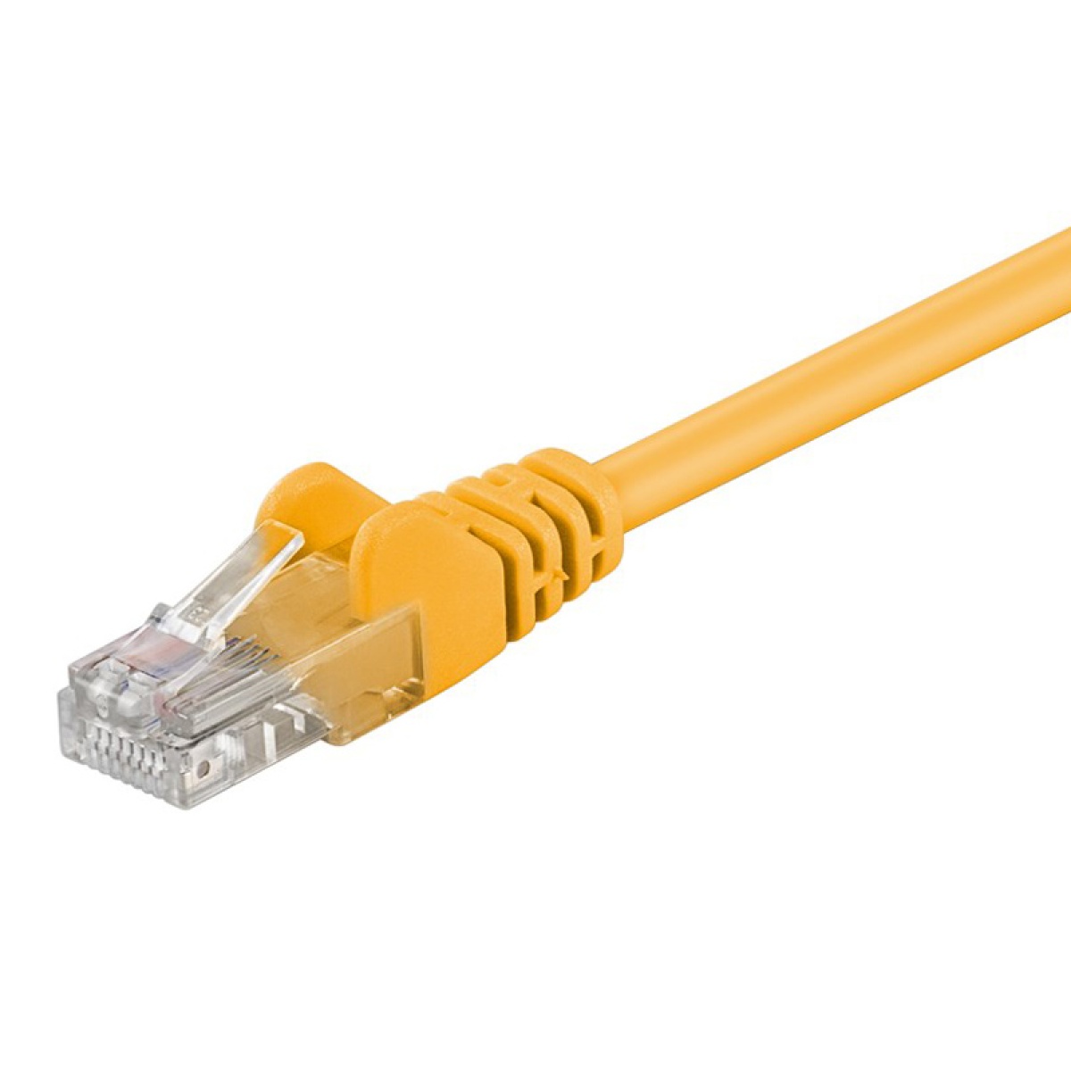 GOOBAY καλώδιο δικτύου 68356, CAT 5e U/UTP, CCA, 2m, κίτρινο - Image 1