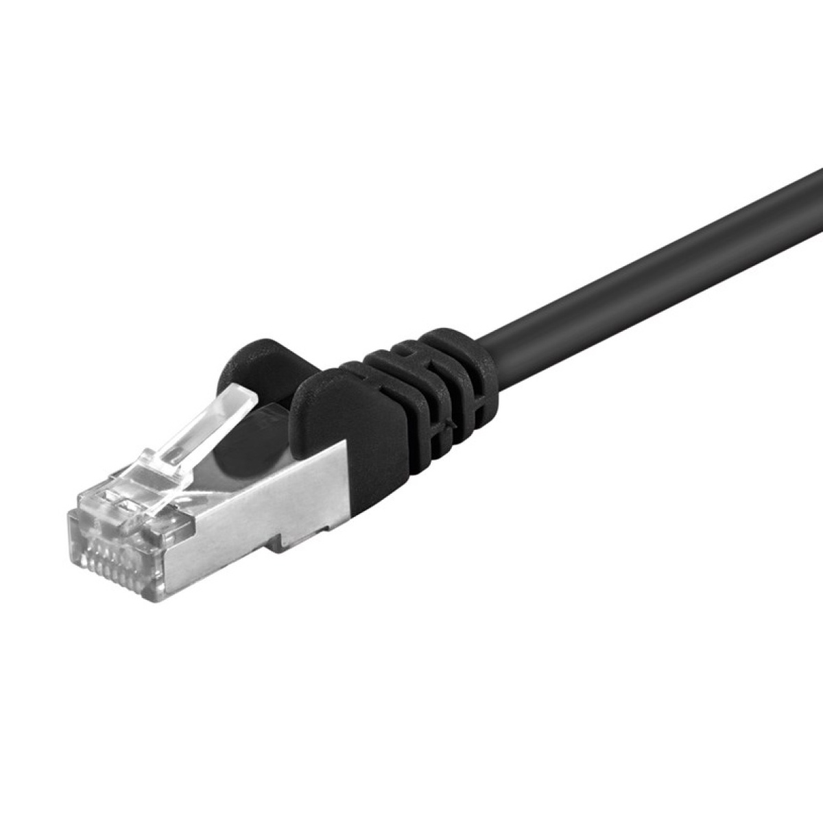 68658 GOOBAY καλώδιο δικτύου 68658, CAT 5e F/UTP, CCA, 100MHz, 2m, μαύρο - Image 1