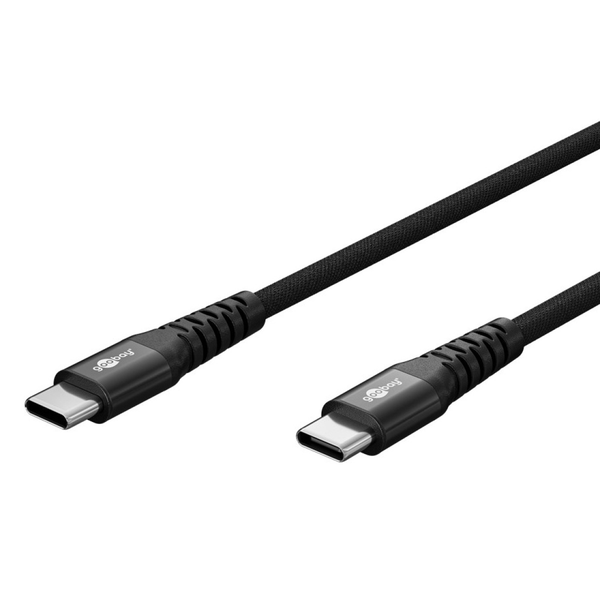 73955 GOOBAY καλώδιο USB-C 73955, 60W, 480Mbps, 3m, μαύρο - Image 1