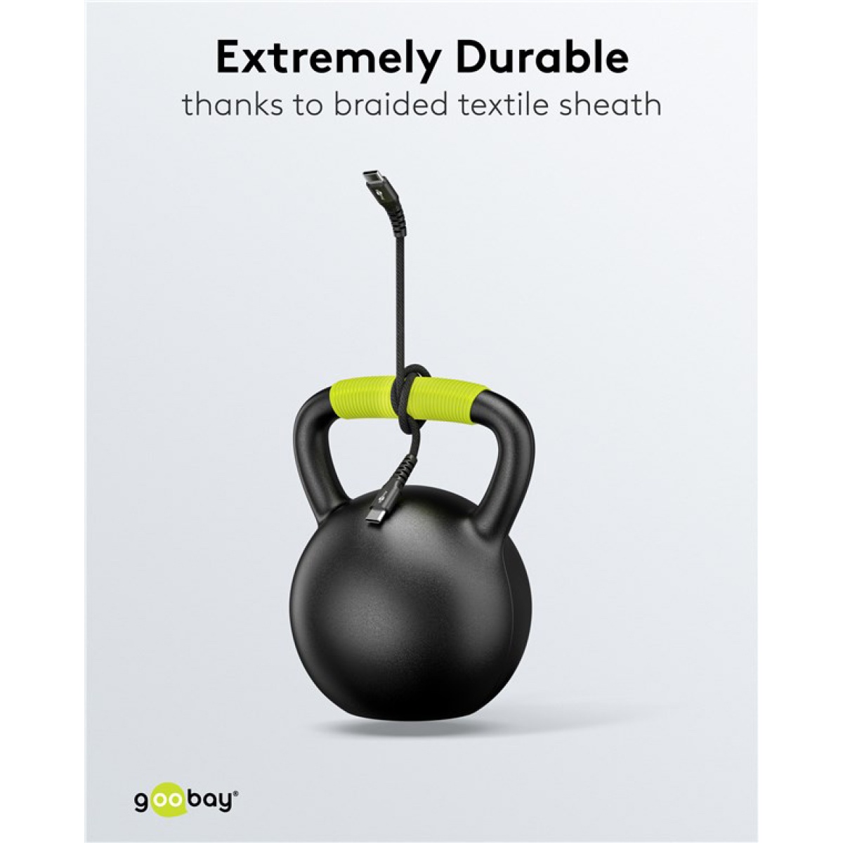 GOOBAY καλώδιο USB-C 73955, 60W, 480Mbps, 3m, μαύρο - Image 6