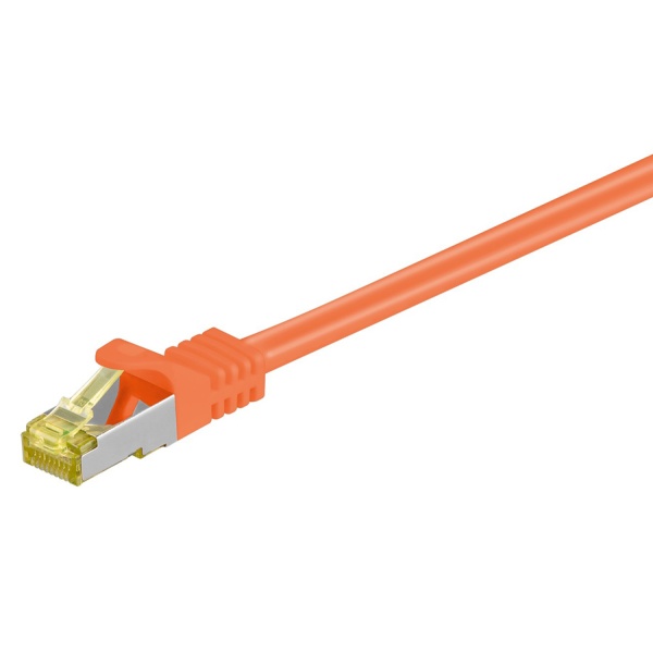 GOOBAY καλώδιο S/FTP CAT 7 91570, AWG 26/7, copper, 0.25m, πορτοκαλί