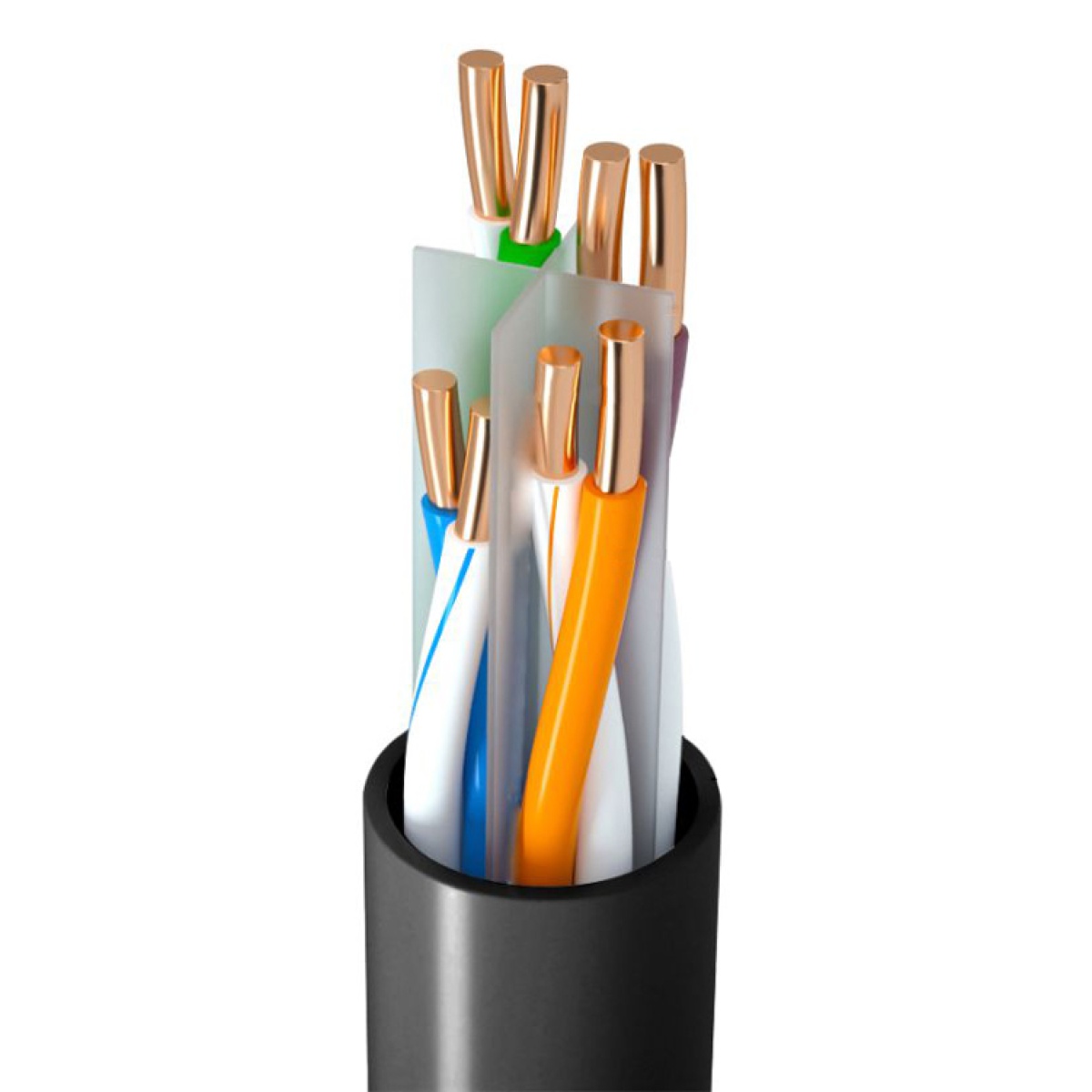 CAB-N294 POWERTECH καλώδιο δικτύου CAB-N294, Cat 6 U/UTP, CCA, 24AWG, 305m, μαύρο - Image 1