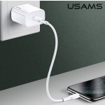 USAMS φορτιστής τοίχου US-CC118, 1x type-C, PD3.0 20W 3A, λευκός - Image 2