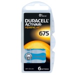 DURACELL μπαταρίες ακουστικών βαρηκοΐας Activair 675, 1.45V, 6τμχ