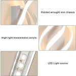 POWERTECH LED φωτιστικό τοίχου HLL-0168, 12W, 4000K, 960lm, λευκό - Image 3