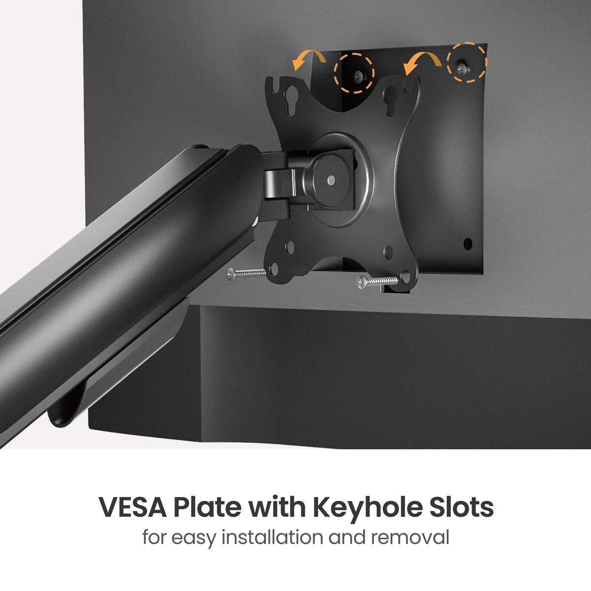 BRATECK βάση γραφείου οθόνης LDT97-C012PE, 17-32", έως 9kg - Image 3