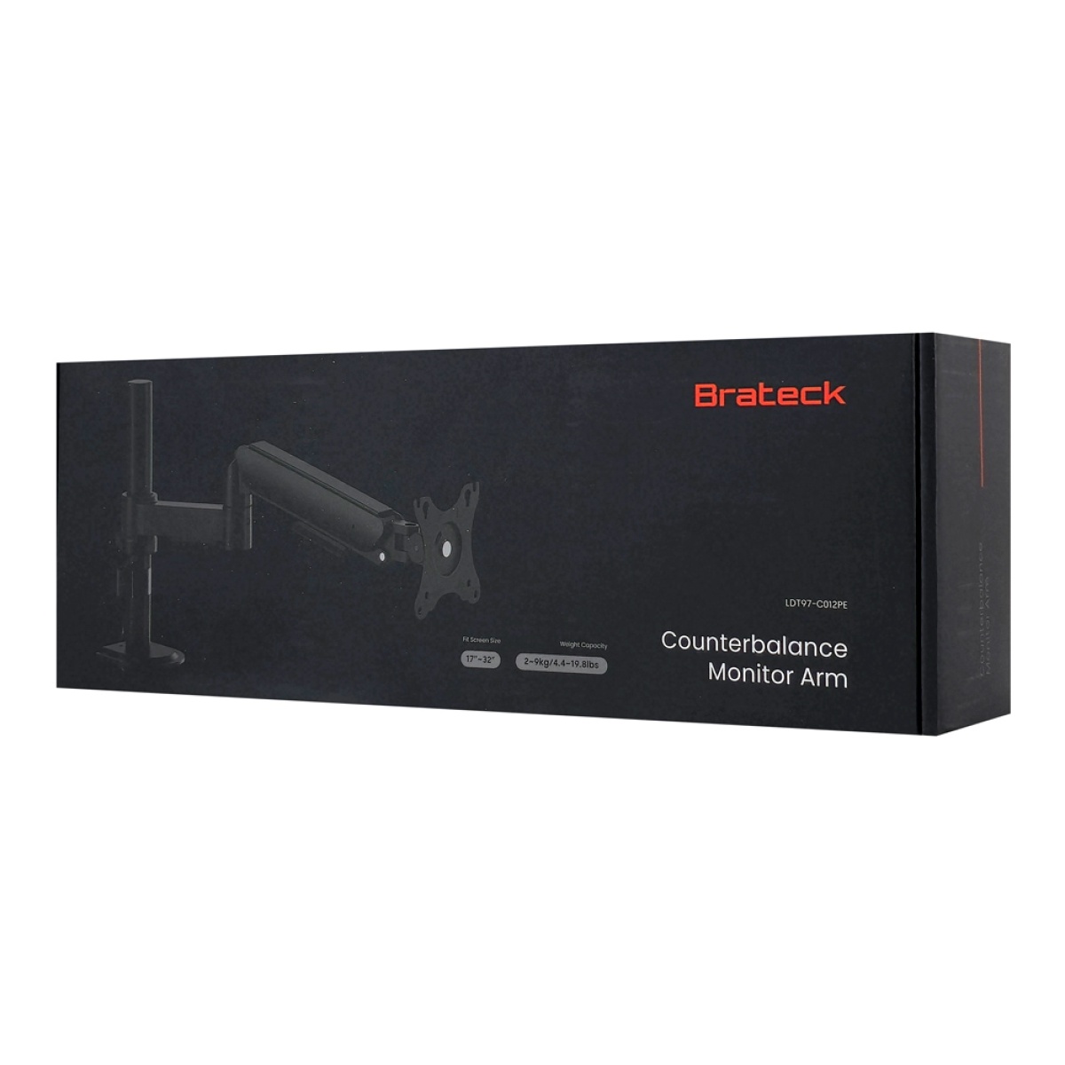 BRATECK βάση γραφείου οθόνης LDT97-C012PE, 17-32", έως 9kg - Image 7