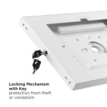 BRATECK επιτοίχια βάση tablet PAD34-01, αντικλεπτική, 9.7-11", μαύρη - Image 4