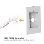 BRATECK επιτοίχια βάση tablet PAD34-01, αντικλεπτική, 9.7-11", μαύρη - Image 5